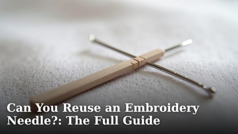 Can You Reuse an Embroidery Needle?: The Full Guide