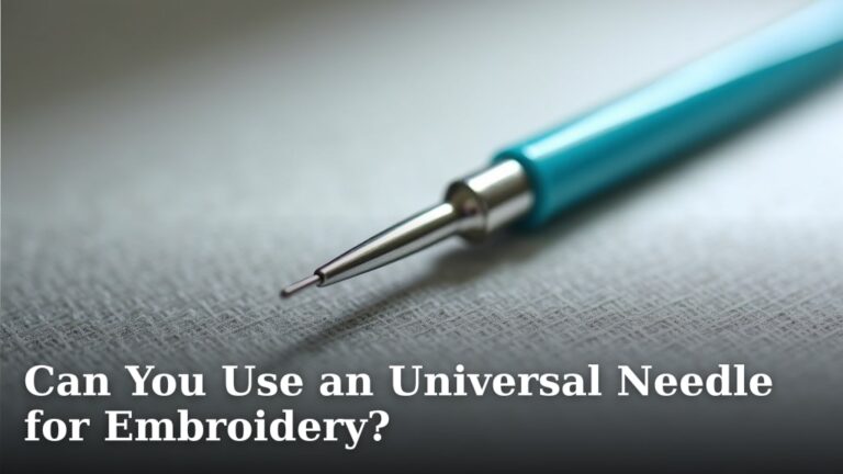 Can You Use an Universal Needle for Embroidery?