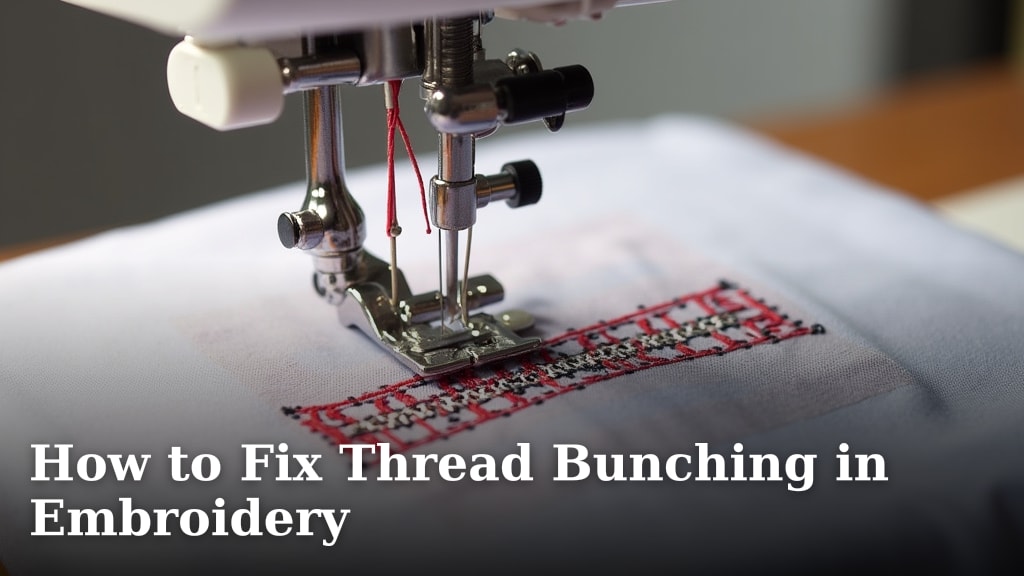How to Fix Thread Bunching in Embroidery