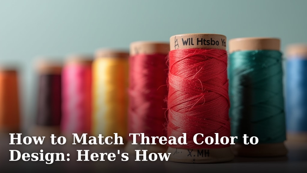 How to Match Thread Color to Design: Here's How