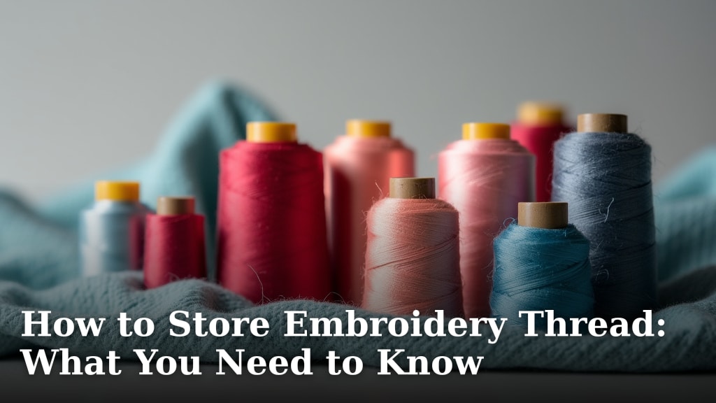 How to Store Embroidery Thread: What You Need to Know