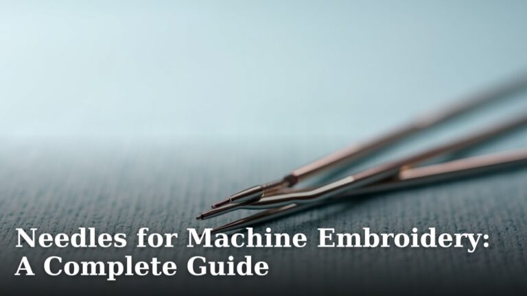 Needles for Machine Embroidery: A Complete Guide