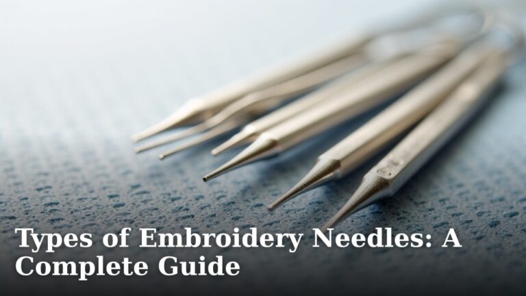 Types of Embroidery Needles: A Complete Guide