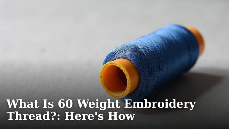 What Is 60 Weight Embroidery Thread?: Here's How