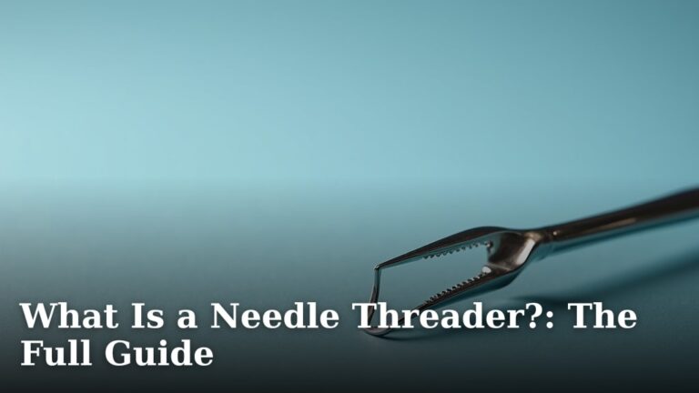 What Is a Needle Threader?: The Full Guide