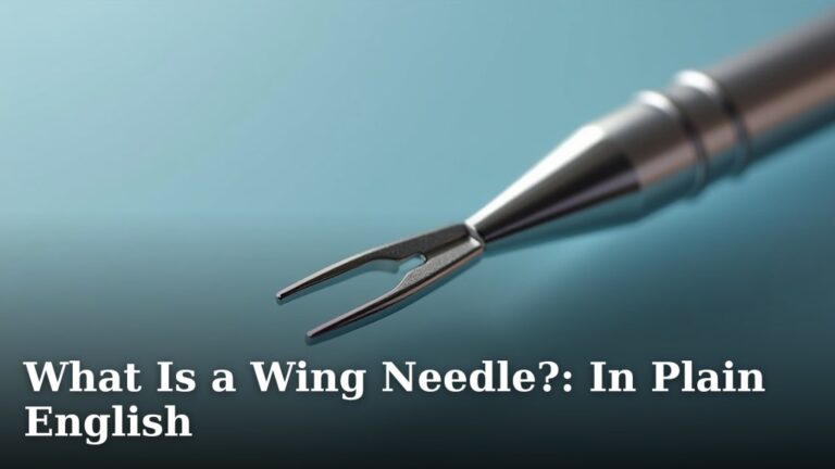 What Is a Wing Needle?: In Plain English