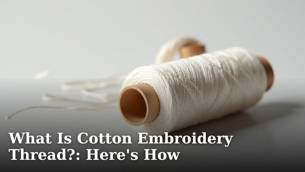 What Is Cotton Embroidery Thread?: Here's How