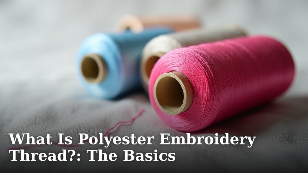 What Is Polyester Embroidery Thread?: The Basics