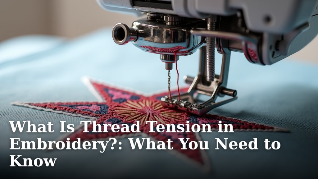What Is Thread Tension in Embroidery?: What You Need to Know