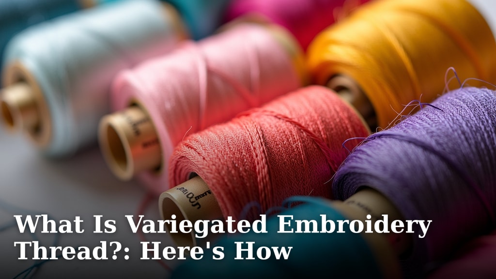 What Is Variegated Embroidery Thread?: Here's How