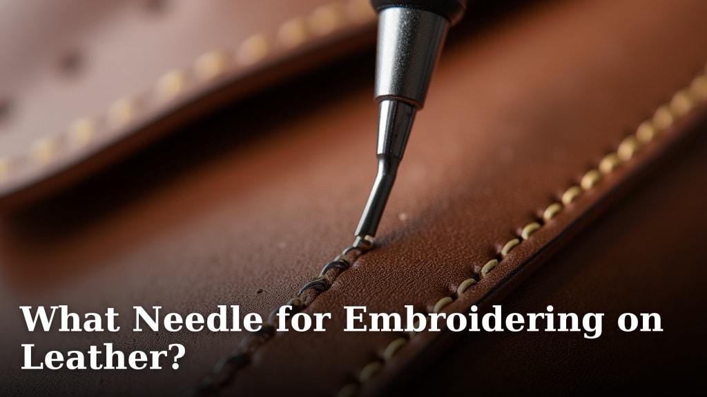 What Needle for Embroidering on Leather?