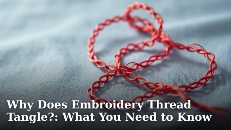 Why Does Embroidery Thread Tangle?: What You Need to Know